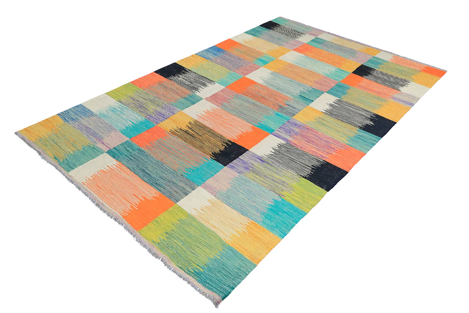 Oosters Tapijt - Kelim Hand Woven - 197 x 299 cm
