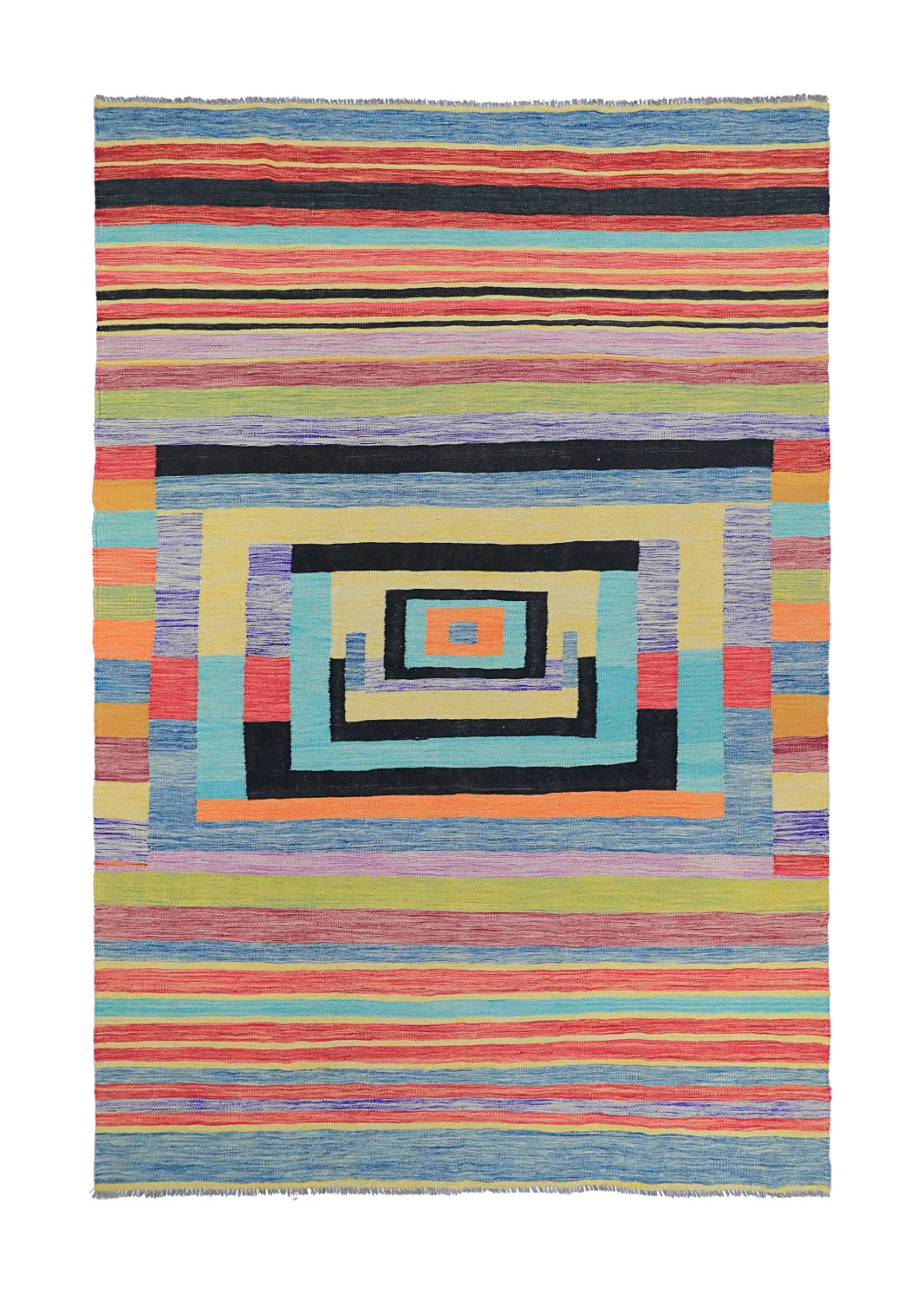 Oosters Tapijt - Kelim Hand Woven - 203 x 299 cm