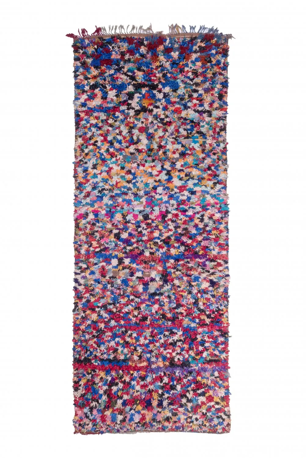 Marokkaanse Berber tapijt Boucherouite 370 x 145 cm