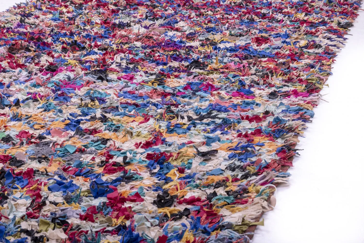 Marokkaanse Berber tapijt Boucherouite 370 x 145 cm