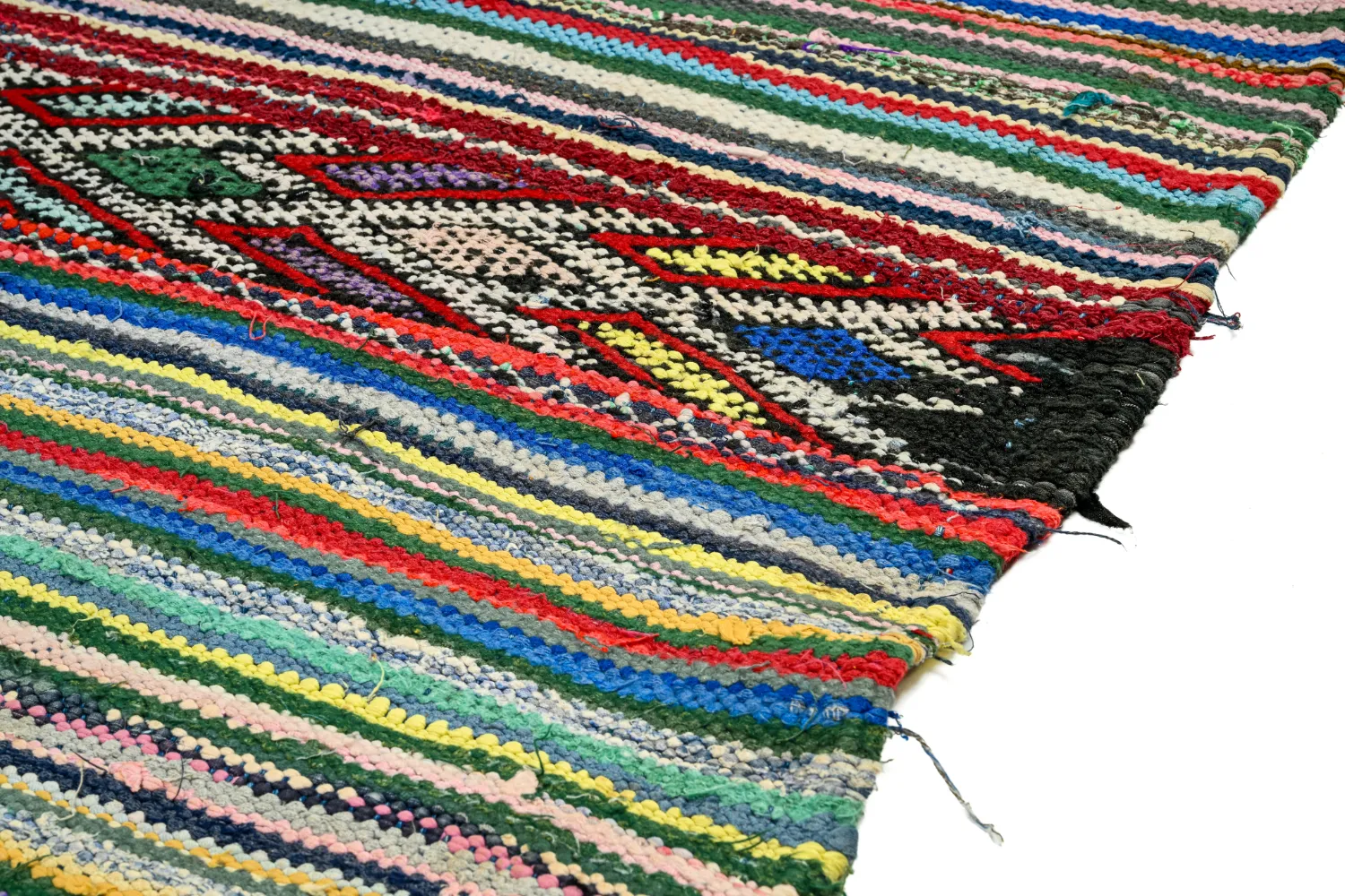 Marokkaanse Berber tapijt Boucherouite 150 x 340 cm
