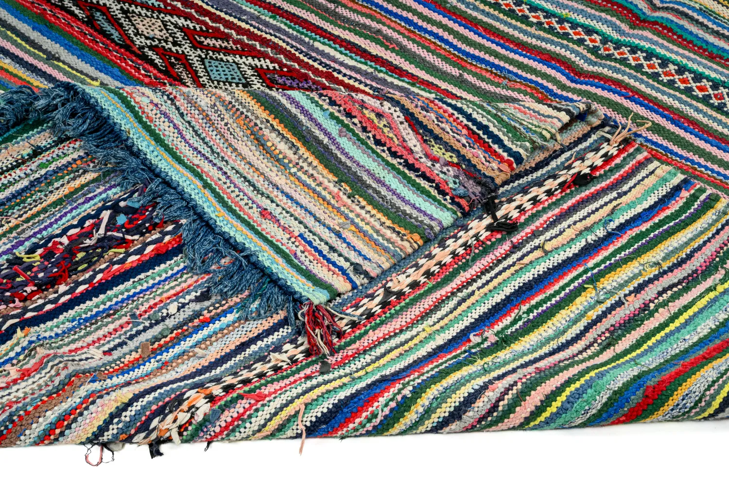 Marokkaanse Berber tapijt Boucherouite 150 x 340 cm