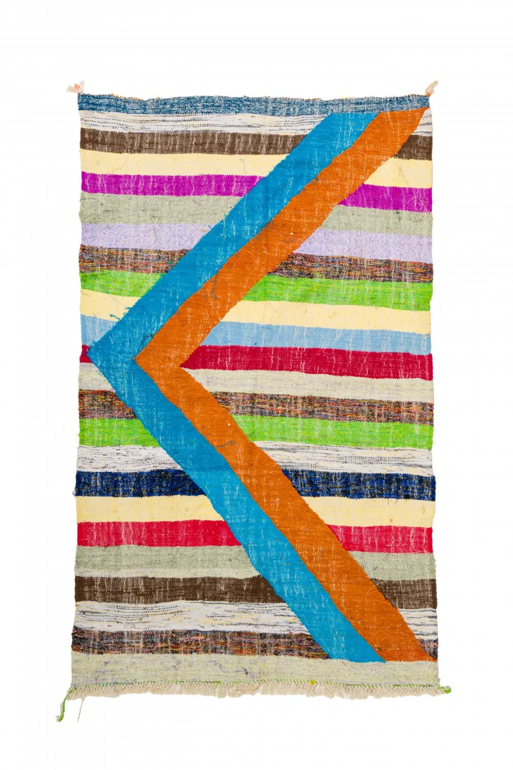 Marokkaanse Berber tapijt Boucherouite 125 x 215 cm