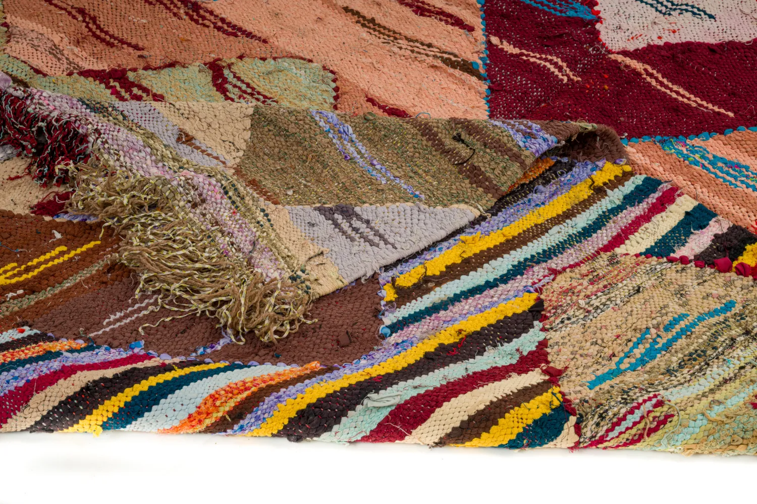 Marokkaanse Berber tapijt Boucherouite 160 x 295 cm