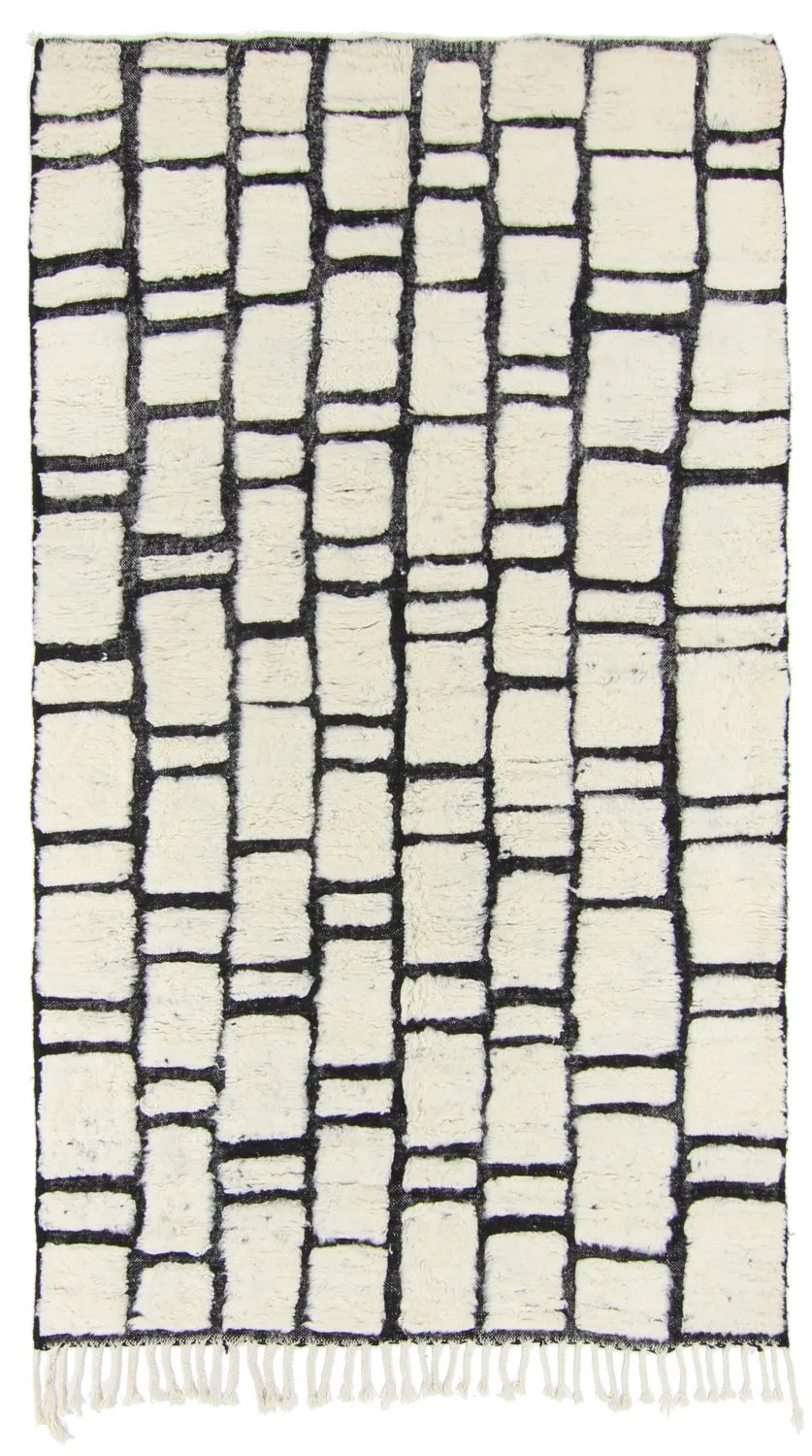 Kelim Marokkaanse Berber tapijt Beni Ouarain 270 x 150 cm