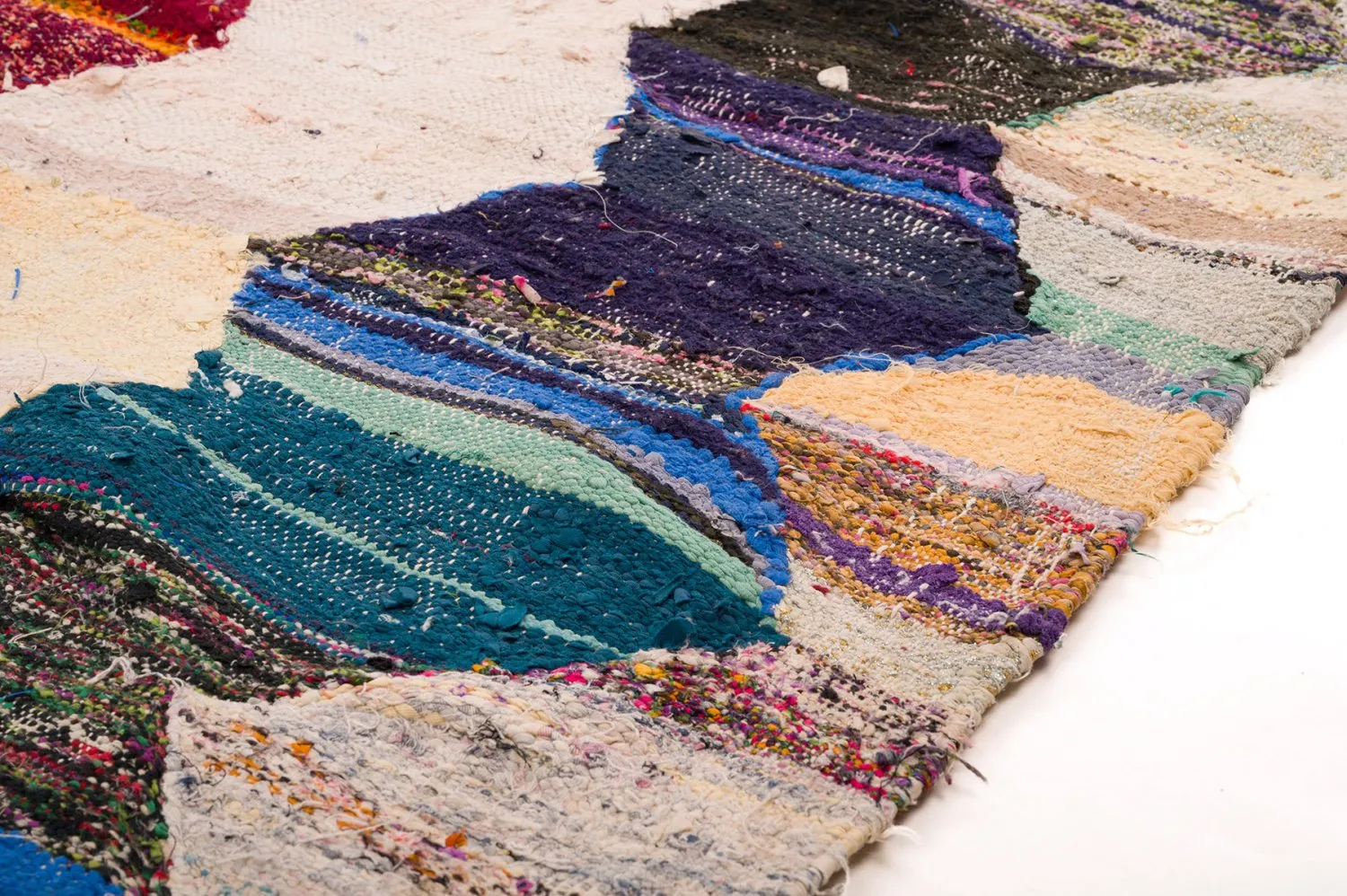 Marokkaanse Berber tapijt Boucherouite 155 x 325 cm