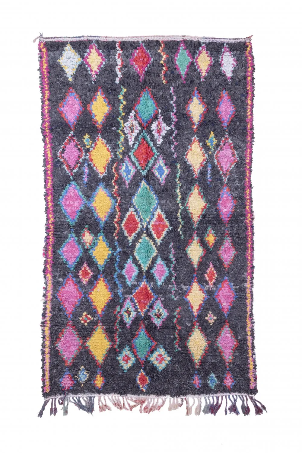 Marokkaanse Berber tapijt Boucherouite 240 x 135 cm