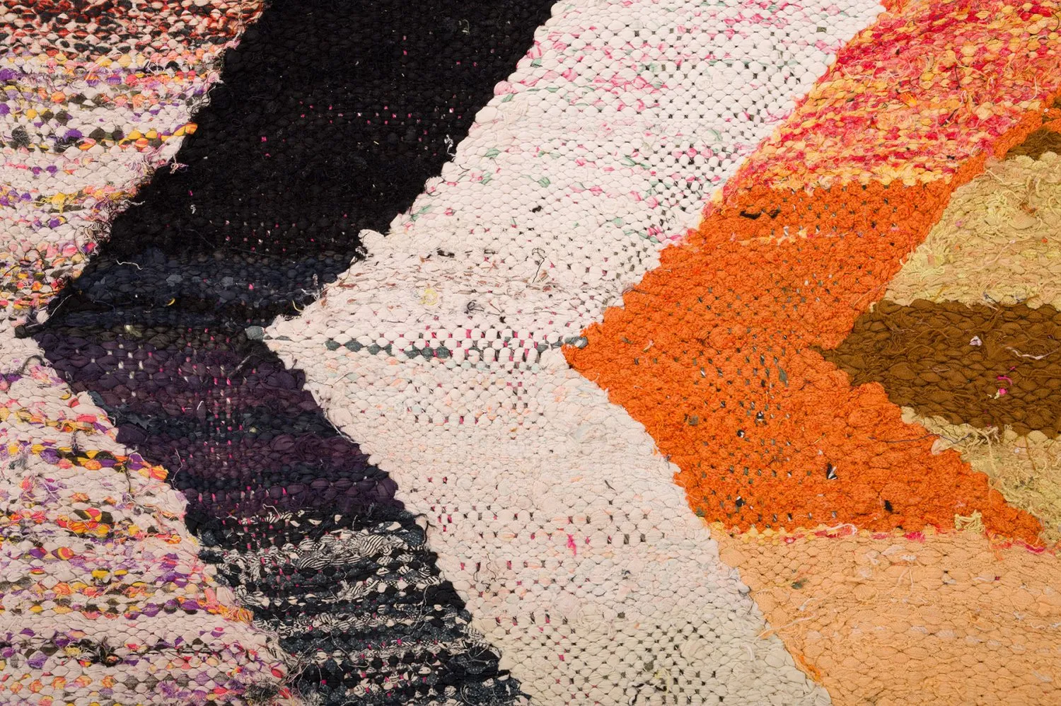 Marokkaanse Berber tapijt Boucherouite 155 x 275 cm