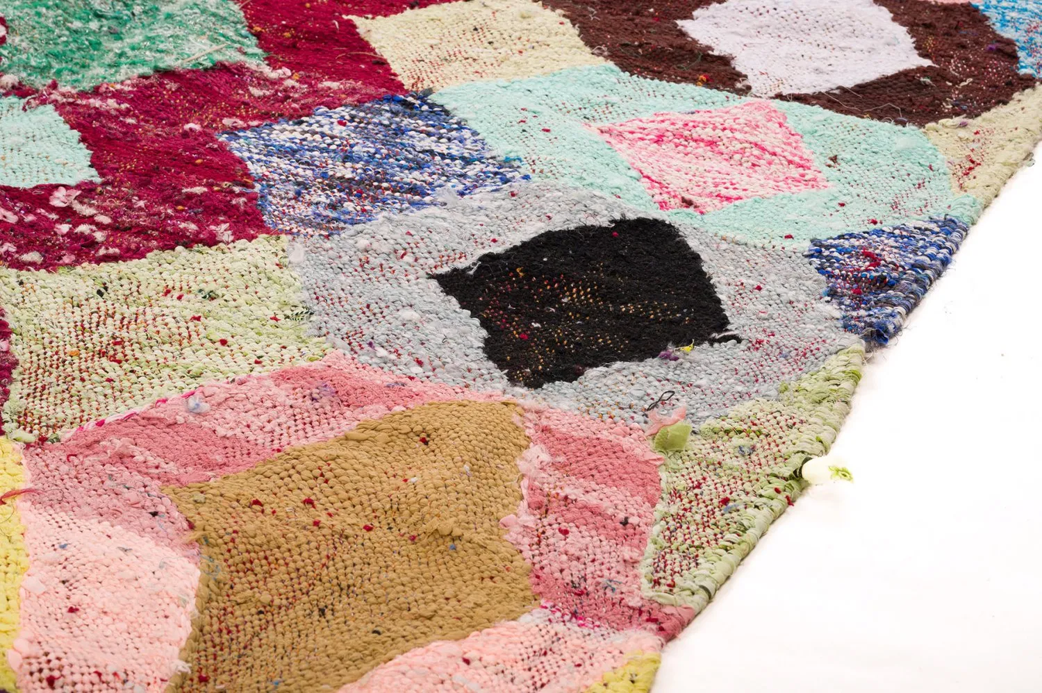 Marokkaanse Berber tapijt Boucherouite 150 x 255 cm