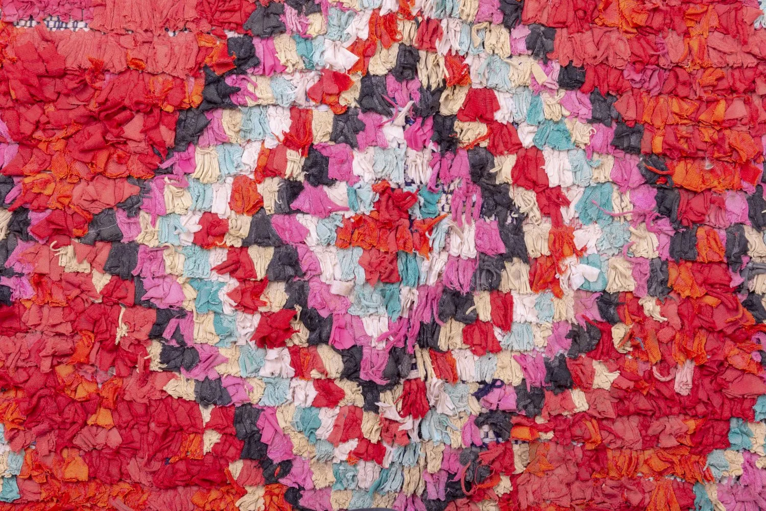 Marokkaanse Berber tapijt Boucherouite 265 x 150 cm