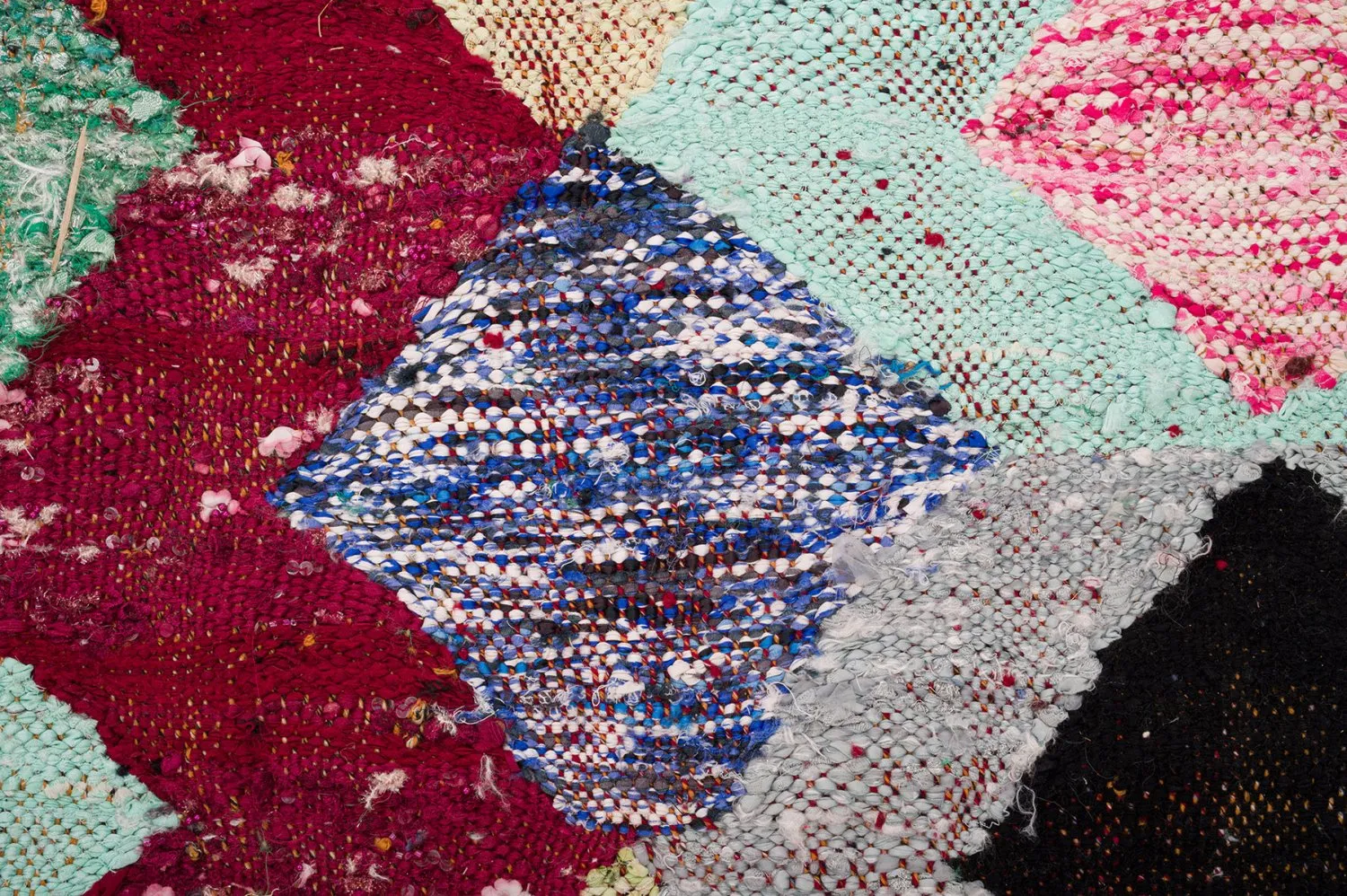 Marokkaanse Berber tapijt Boucherouite 150 x 255 cm