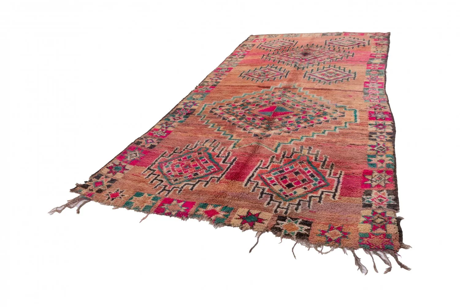 Kelim Marokkaanse Berber tapijt Azilal 385 x 200 cm