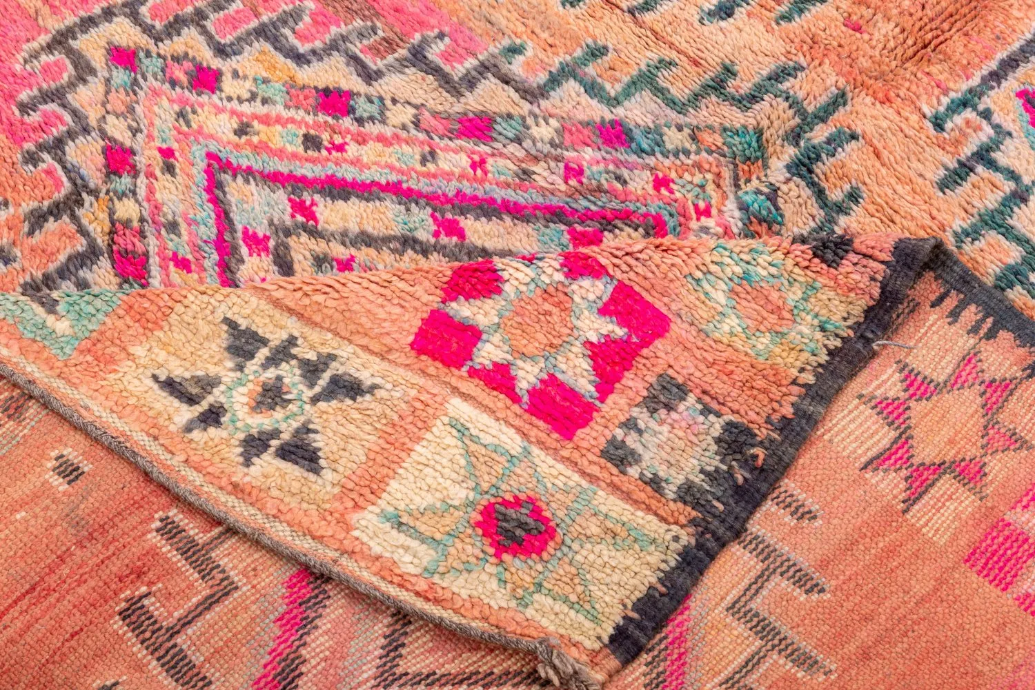 Kelim Marokkaanse Berber tapijt Azilal 385 x 200 cm