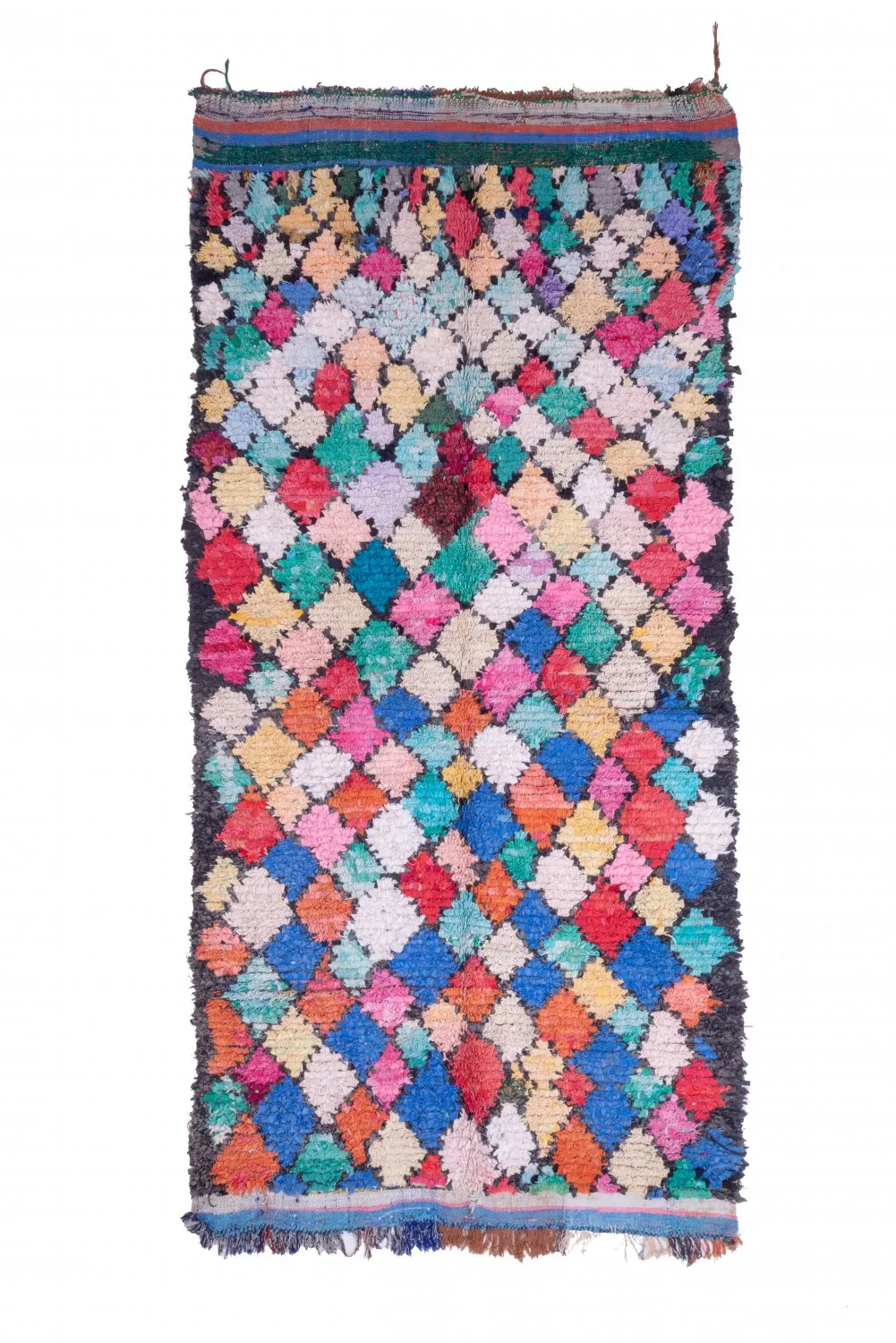 Marokkaanse Berber tapijt Boucherouite 325 x 160 cm