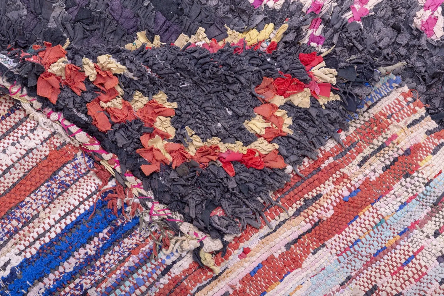 Marokkaanse Berber tapijt Boucherouite 265 x 165 cm