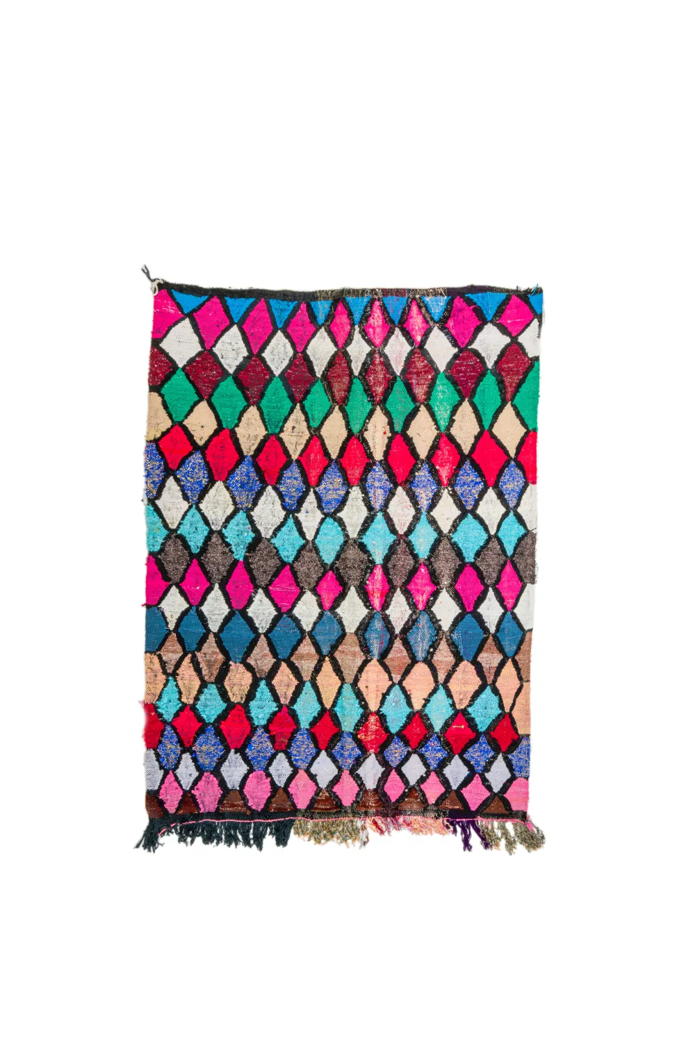 Marokkaanse Berber tapijt Boucherouite 155 x 205 cm