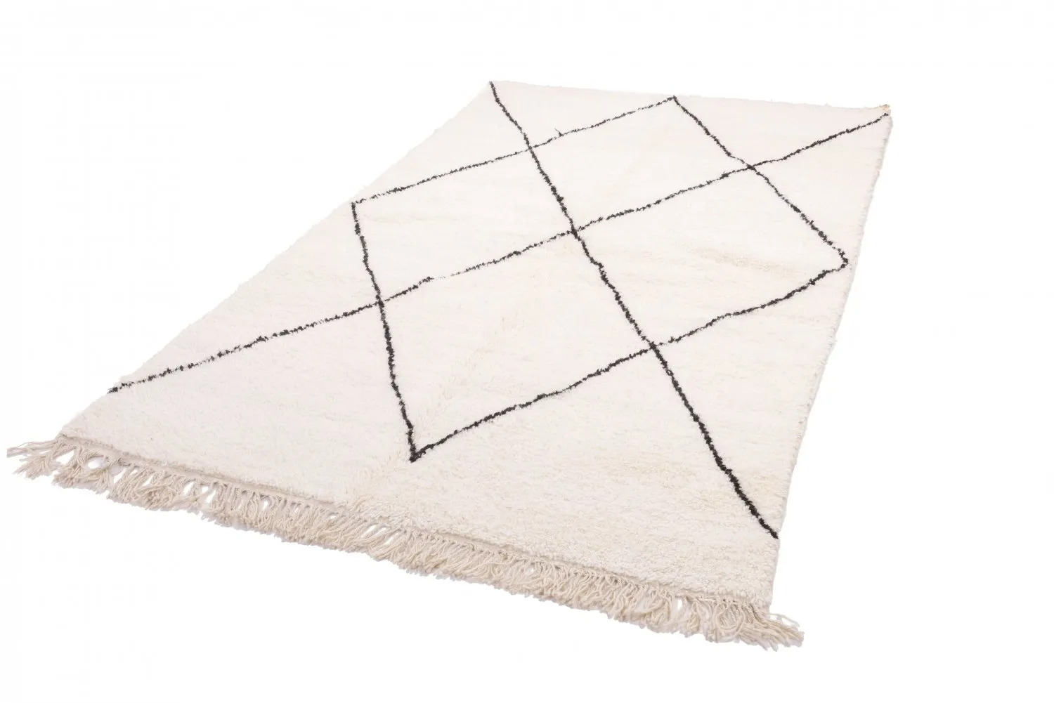 Kelim Marokkaanse Berber tapijt Beni Ouarain 245 x 155 cm