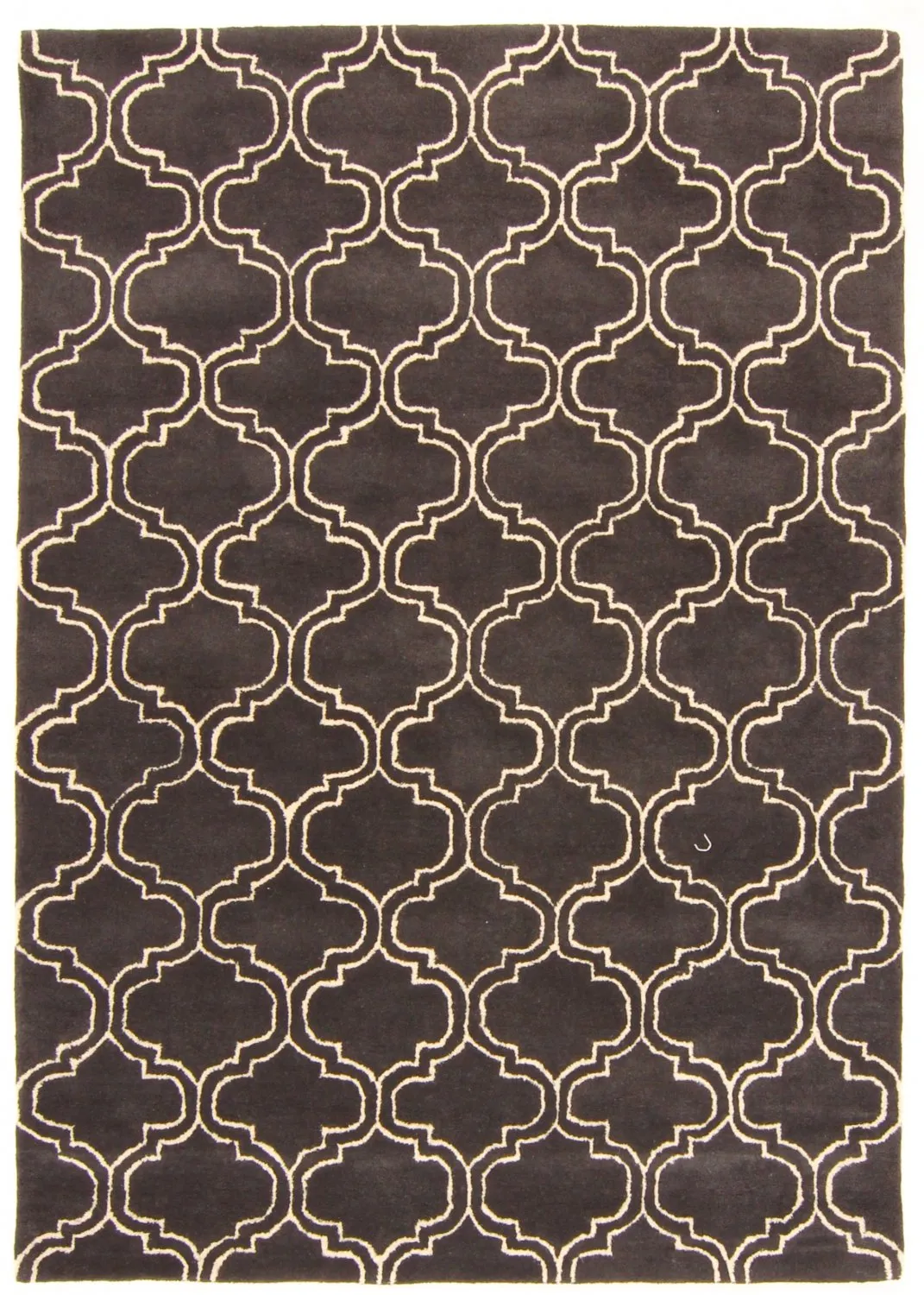 Wollen-vloerkleed - Korinth (donker grijs)