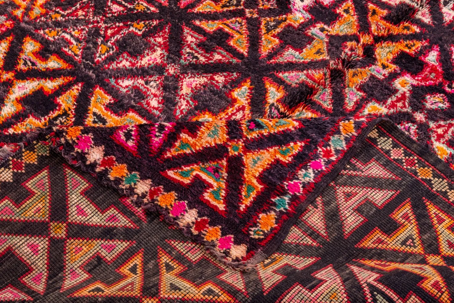 Kelim Marokkaanse Berber tapijt Azilal 285 x 190 cm