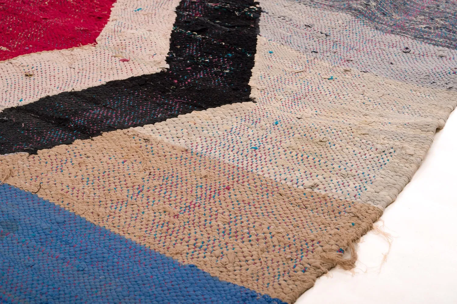 Marokkaanse Berber tapijt Boucherouite 145 x 265 cm