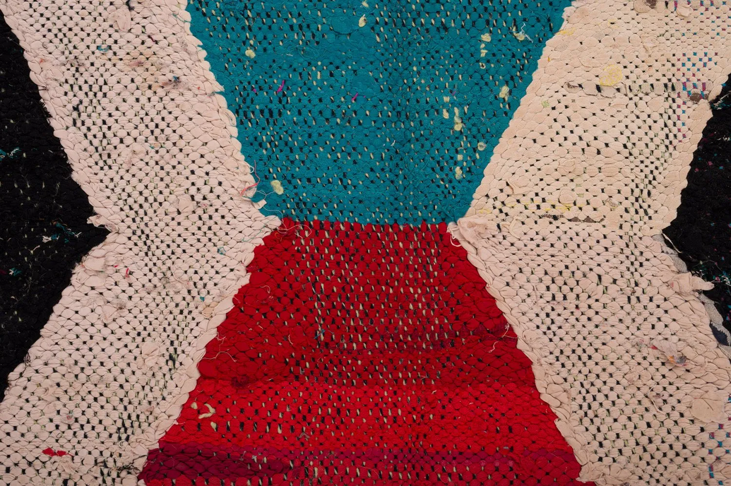 Marokkaanse Berber tapijt Boucherouite 145 x 265 cm