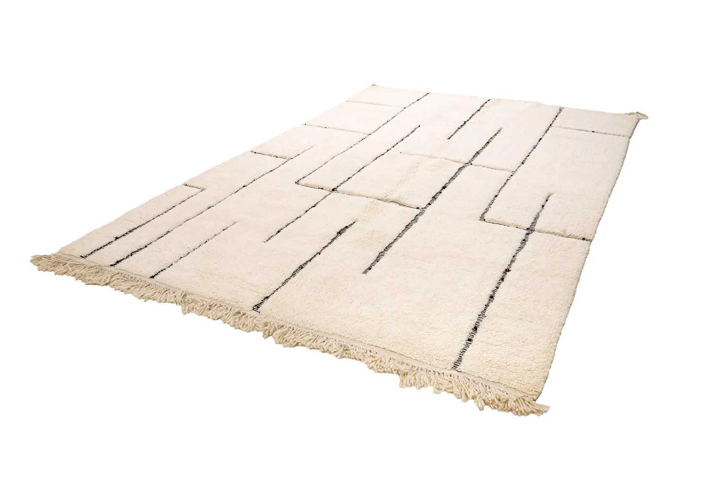 Kelim Marokkaanse Berber tapijt Beni Ouarain 200 x 315 cm