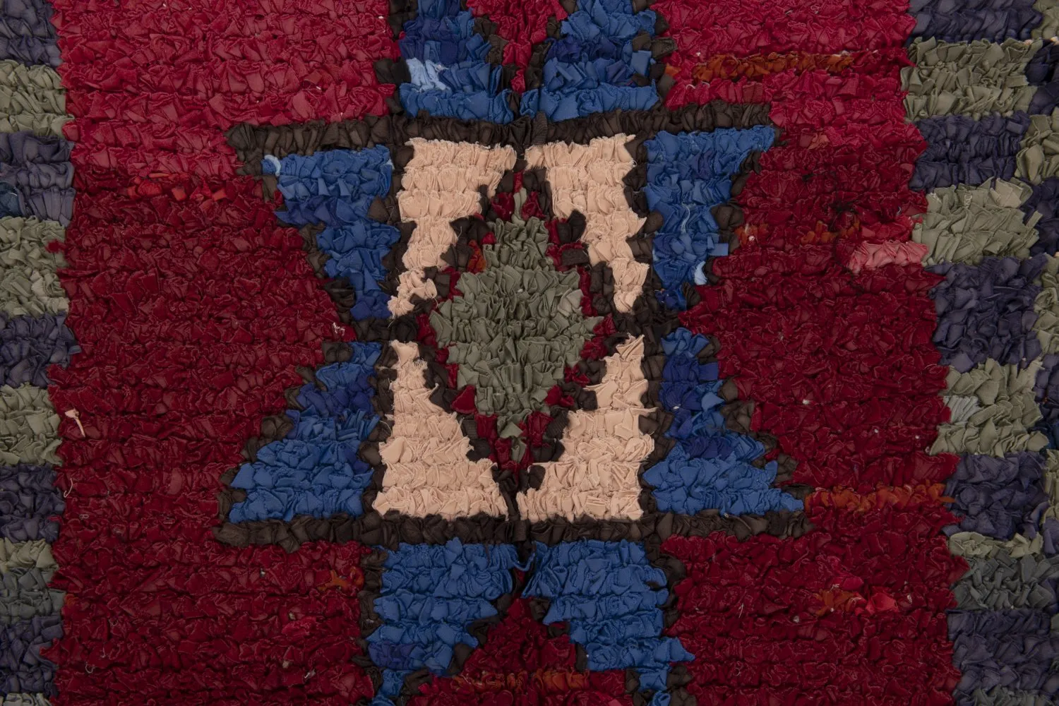 Marokkaanse Berber tapijt Boucherouite 230 x 85 cm