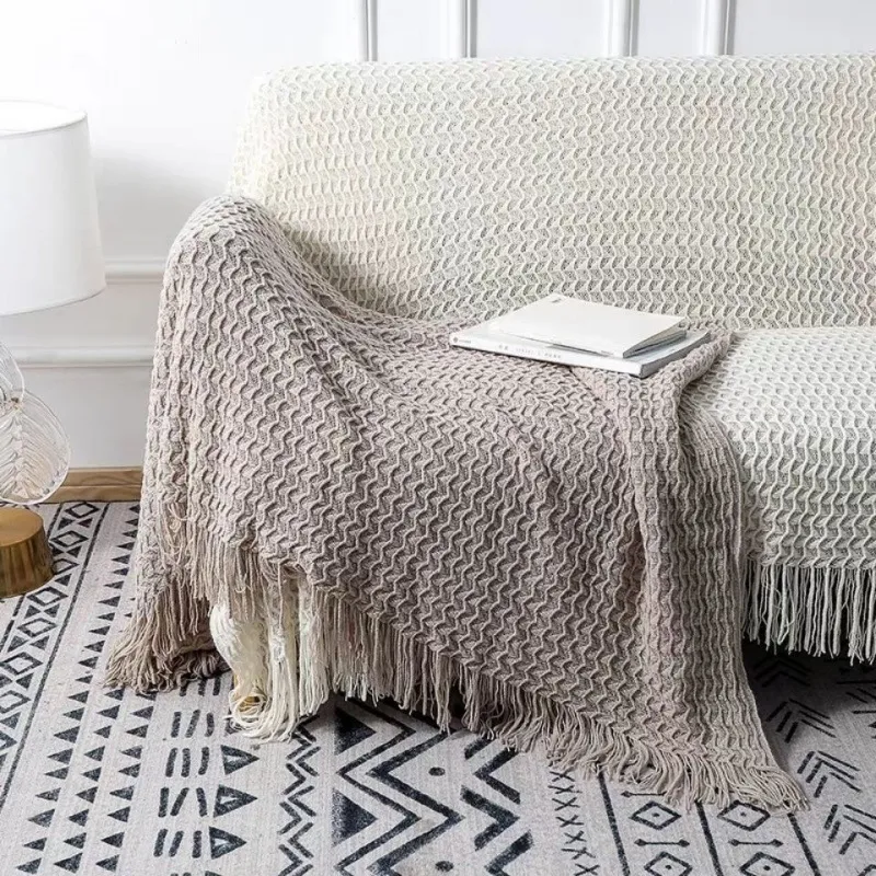 Plaid dekens - Bjurholm (beige)