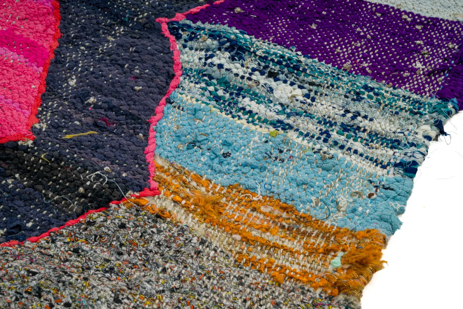 Marokkaanse Berber tapijt Boucherouite 150 x 255 cm