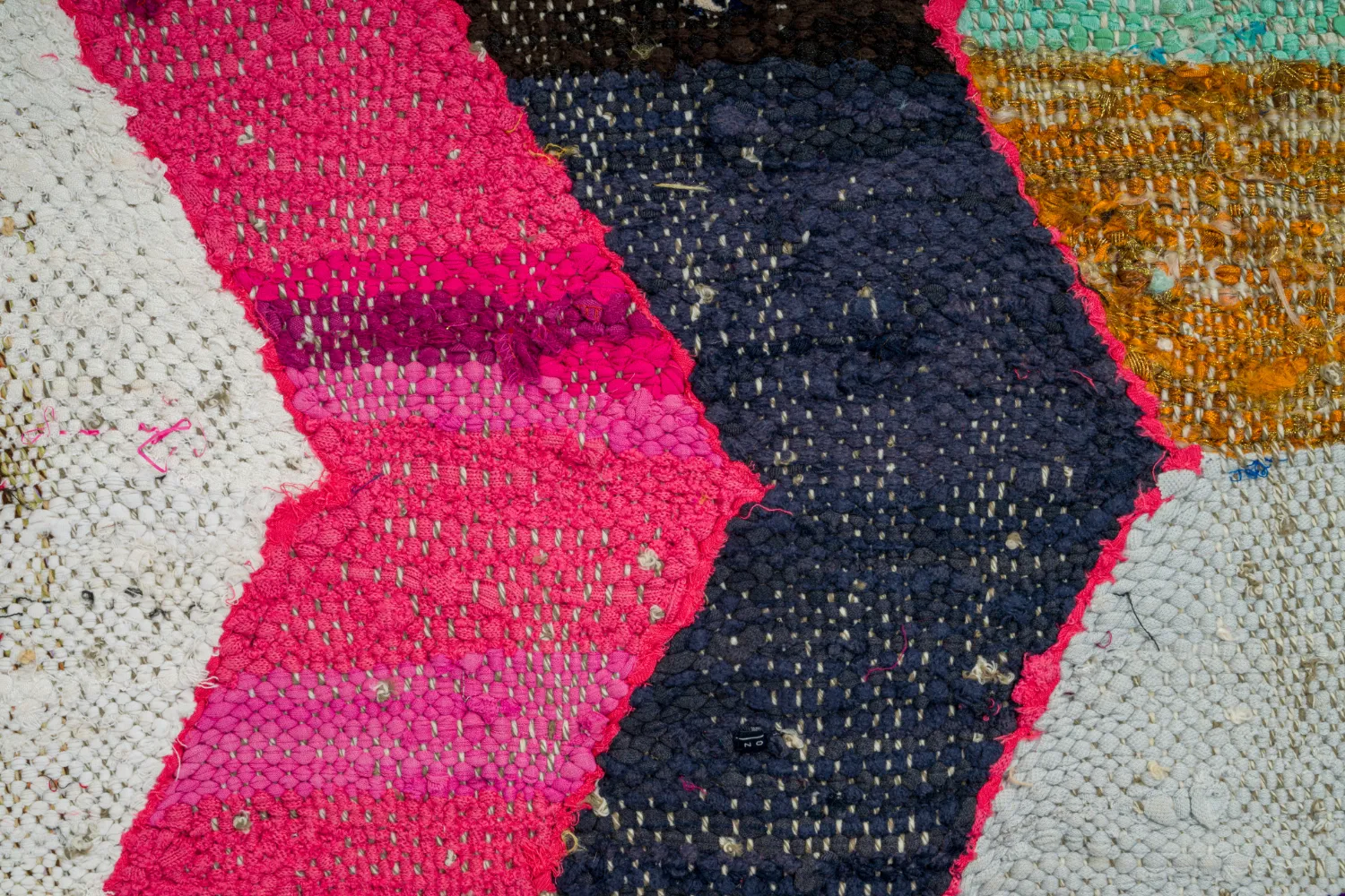Marokkaanse Berber tapijt Boucherouite 150 x 255 cm
