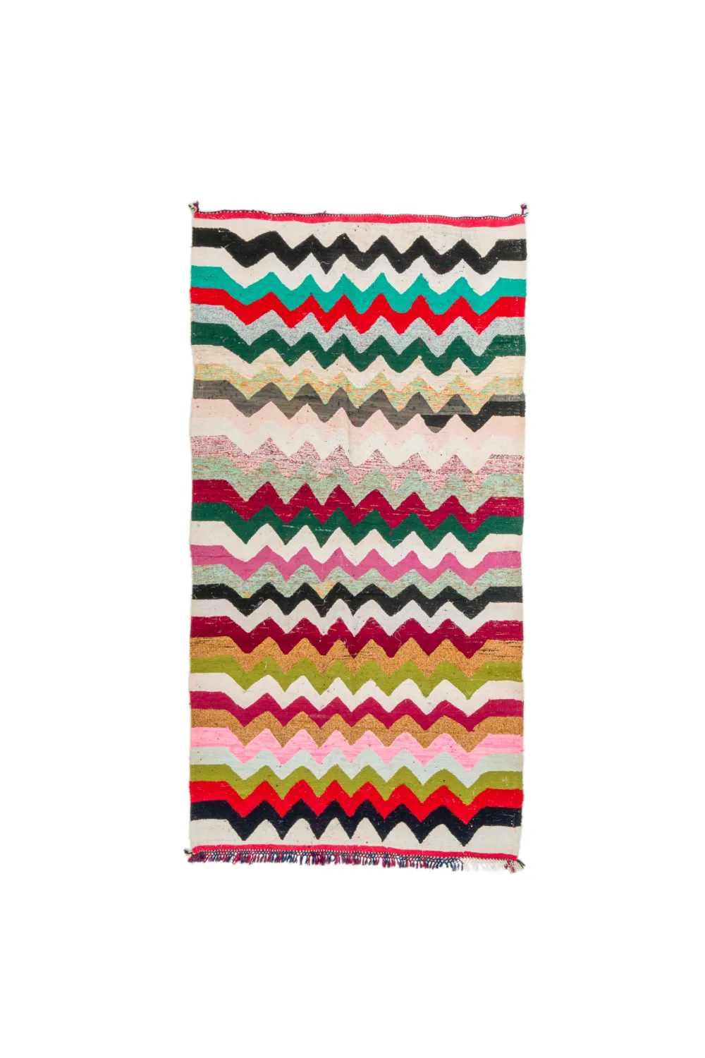 Marokkaanse Berber tapijt Boucherouite 120 x 235 cm