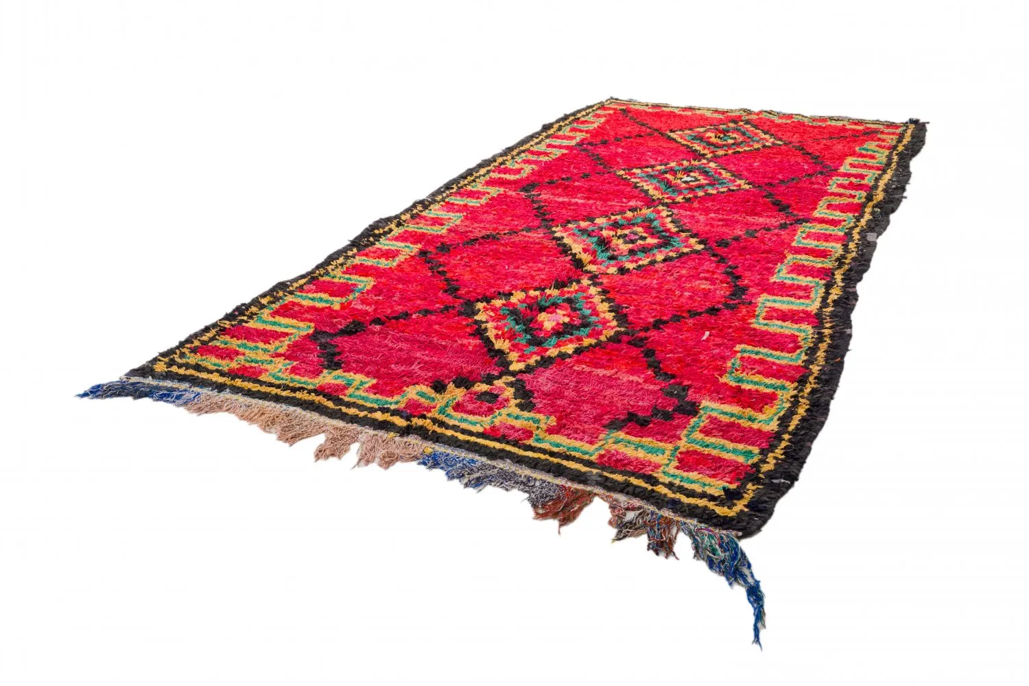 Marokkaanse Berber tapijt Boucherouite 340 x 165 cm