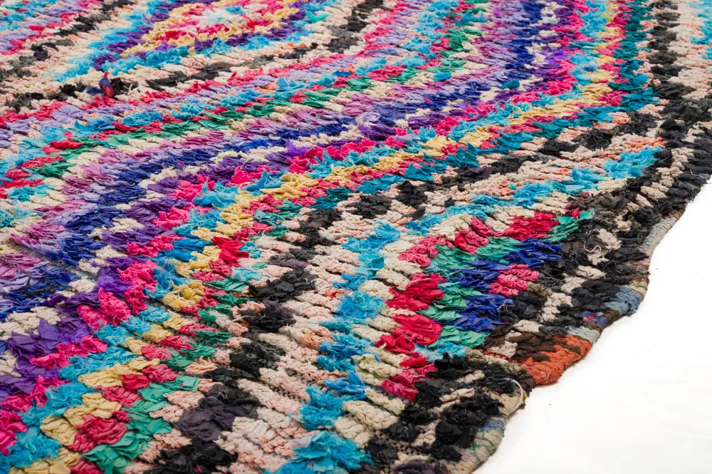 Marokkaanse Berber tapijt Boucherouite 305 x 155 cm