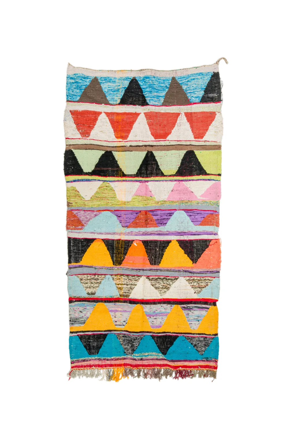 Marokkaanse Berber tapijt Boucherouite 135 x 270 cm