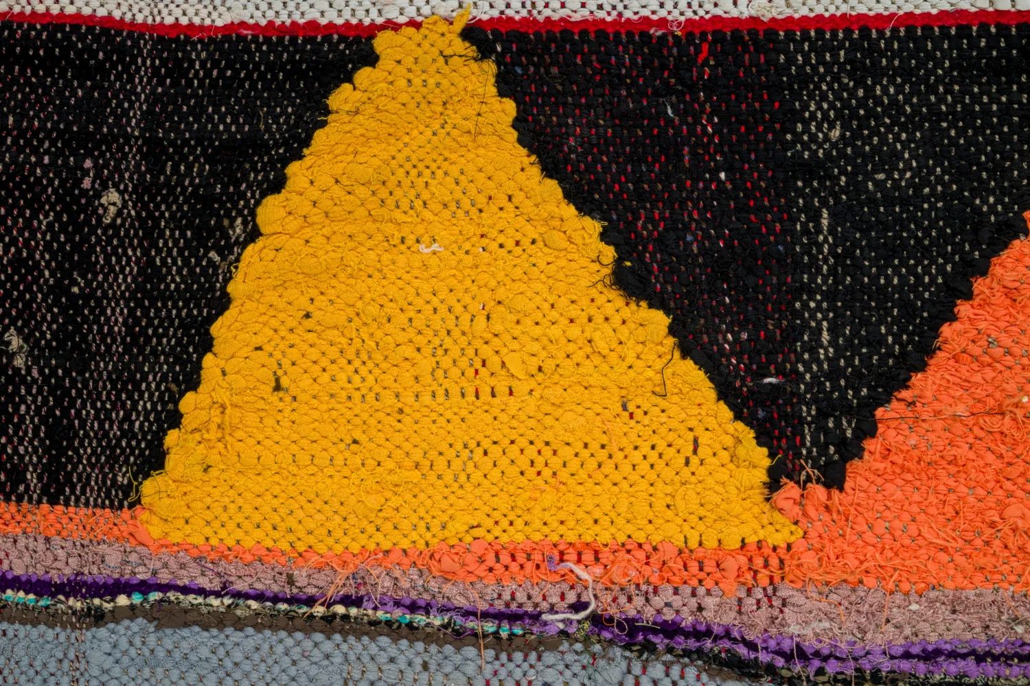 Marokkaanse Berber tapijt Boucherouite 135 x 270 cm