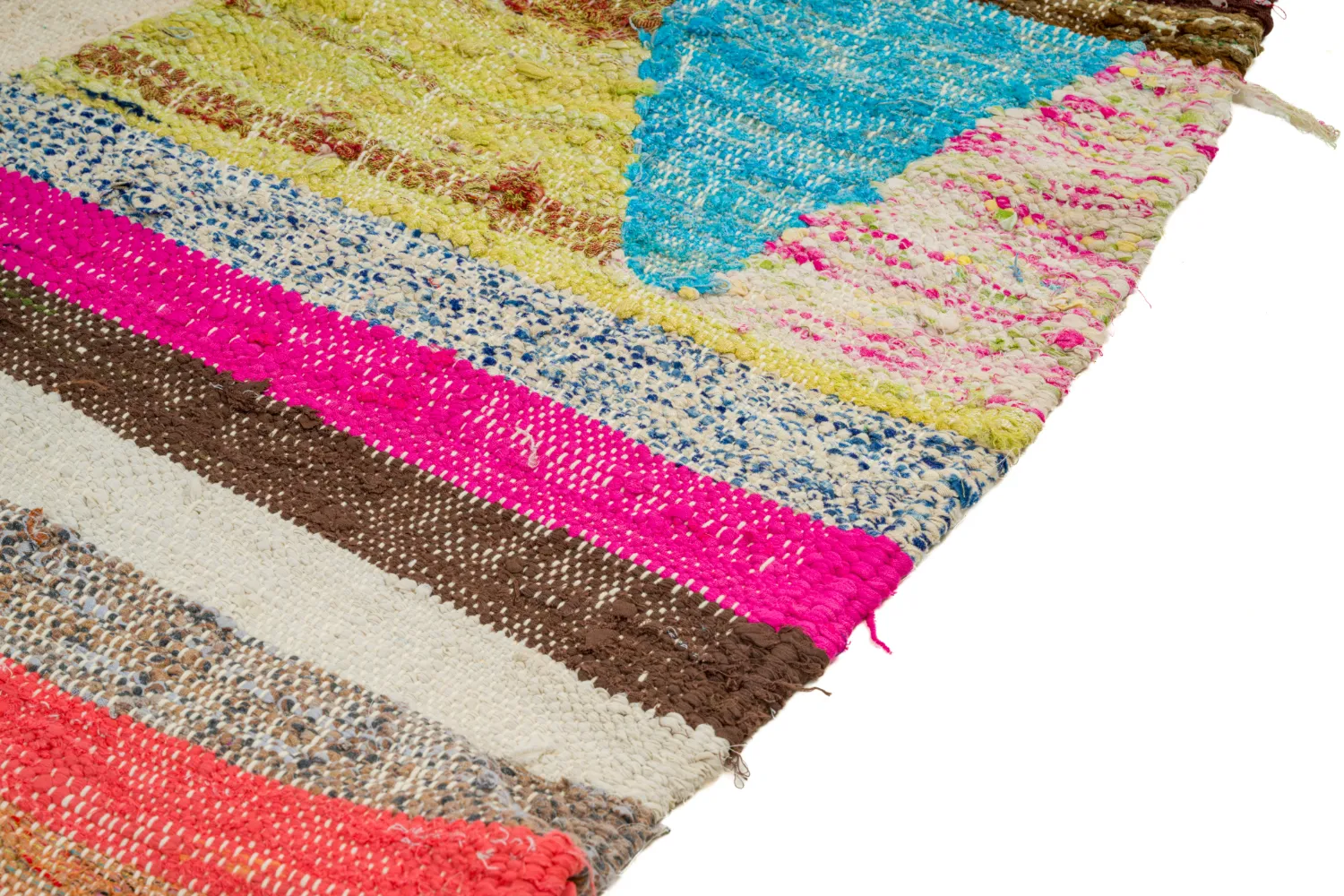 Marokkaanse Berber tapijt Boucherouite 145 x 260 cm