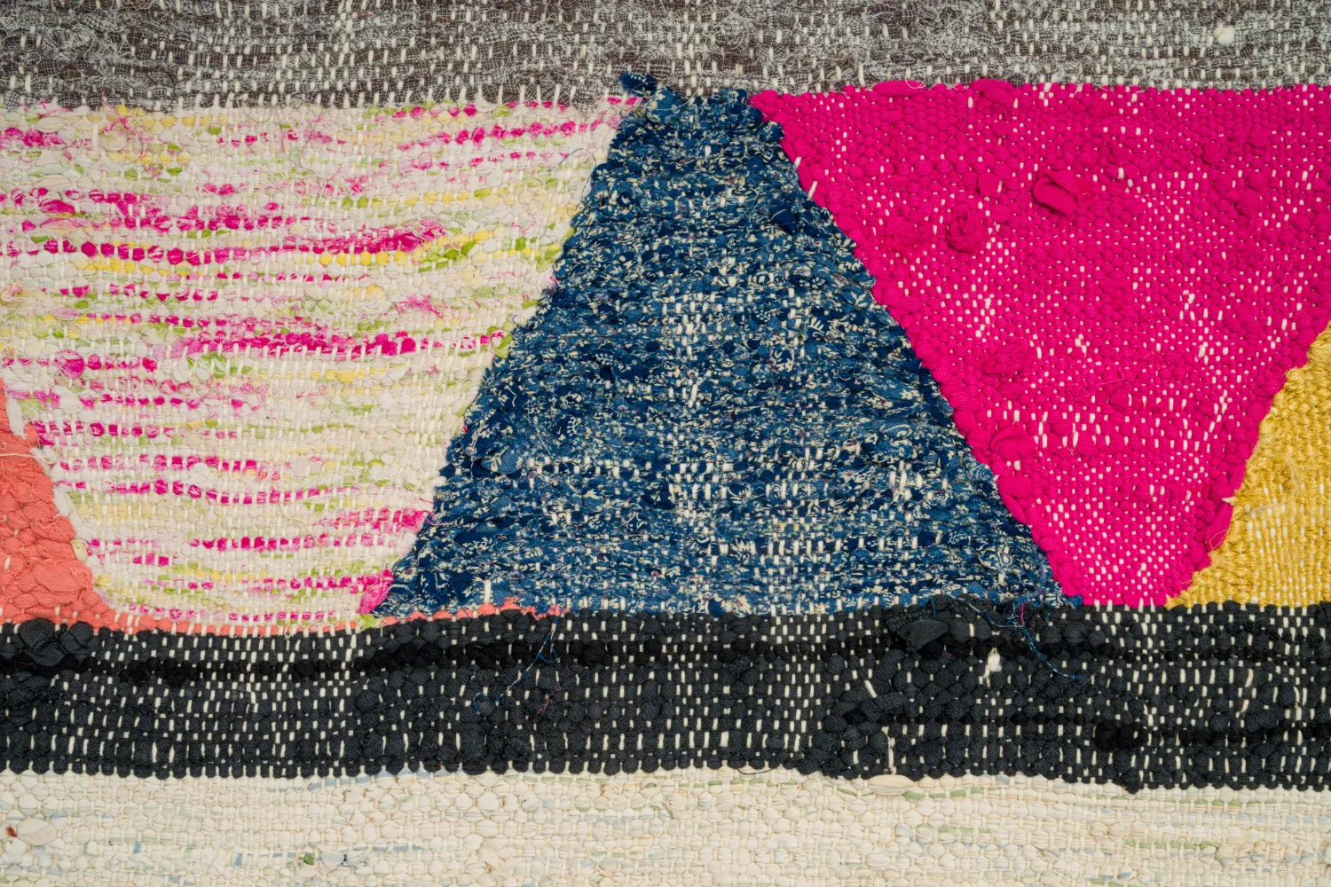 Marokkaanse Berber tapijt Boucherouite 145 x 260 cm