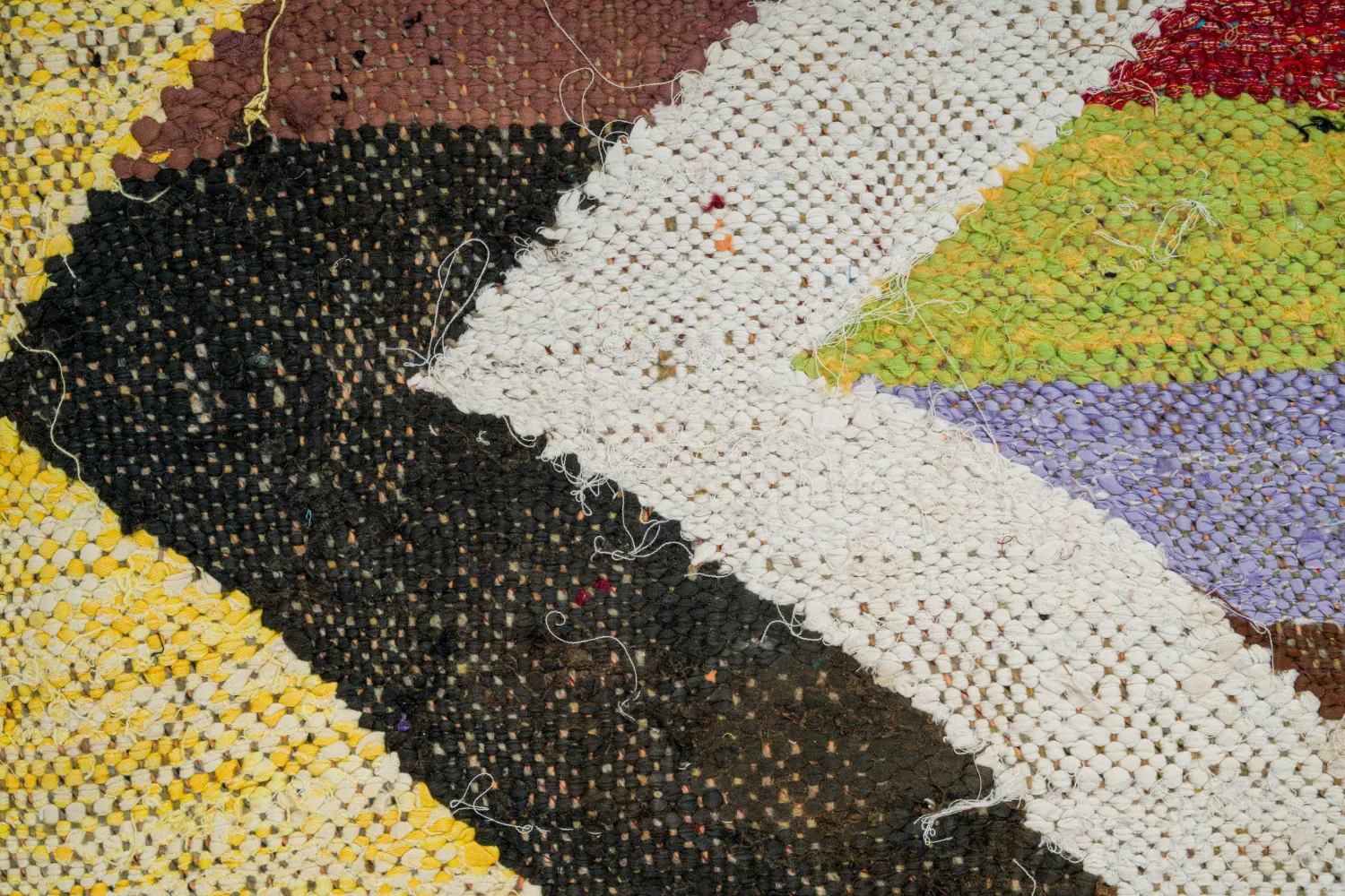 Marokkaanse Berber tapijt Boucherouite 125 x 225 cm