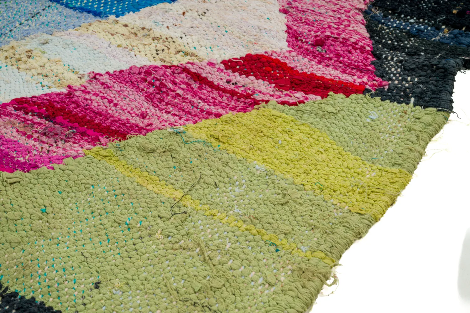 Marokkaanse Berber tapijt Boucherouite 125 x 240 cm