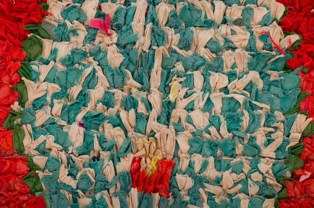 Marokkaanse Berber tapijt Boucherouite 290 x 150 cm