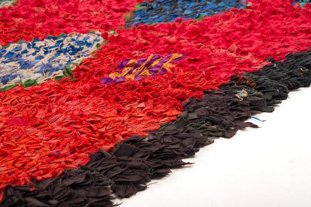 Marokkaanse Berber tapijt Boucherouite 290 x 150 cm