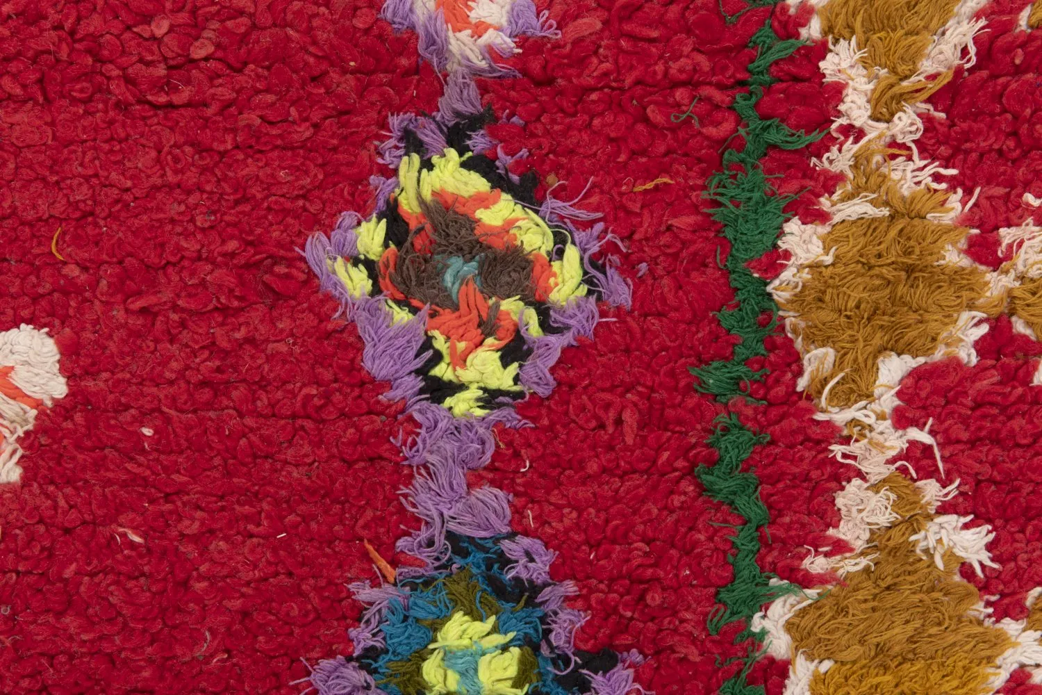 Marokkaanse Berber tapijt Boucherouite 255 x 150 cm