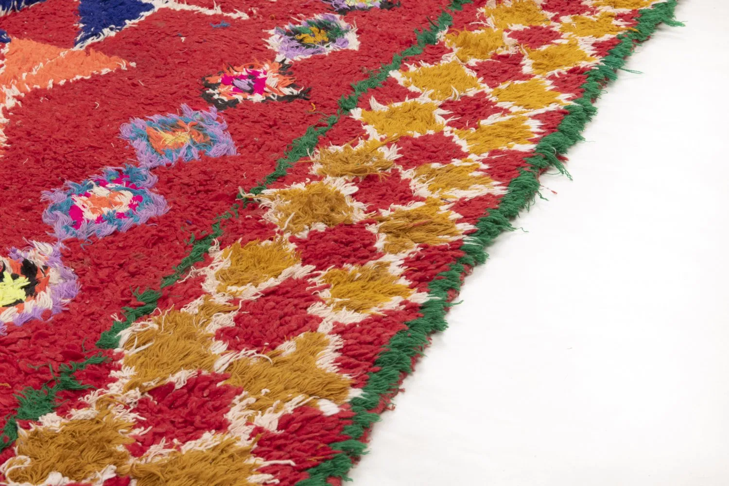 Marokkaanse Berber tapijt Boucherouite 255 x 150 cm