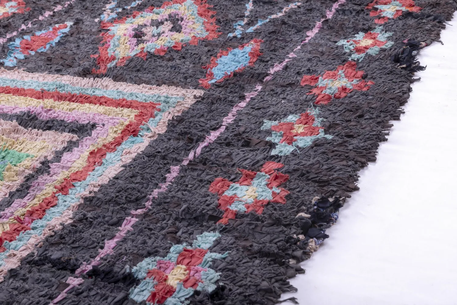Marokkaanse Berber tapijt Boucherouite 240 x 120 cm