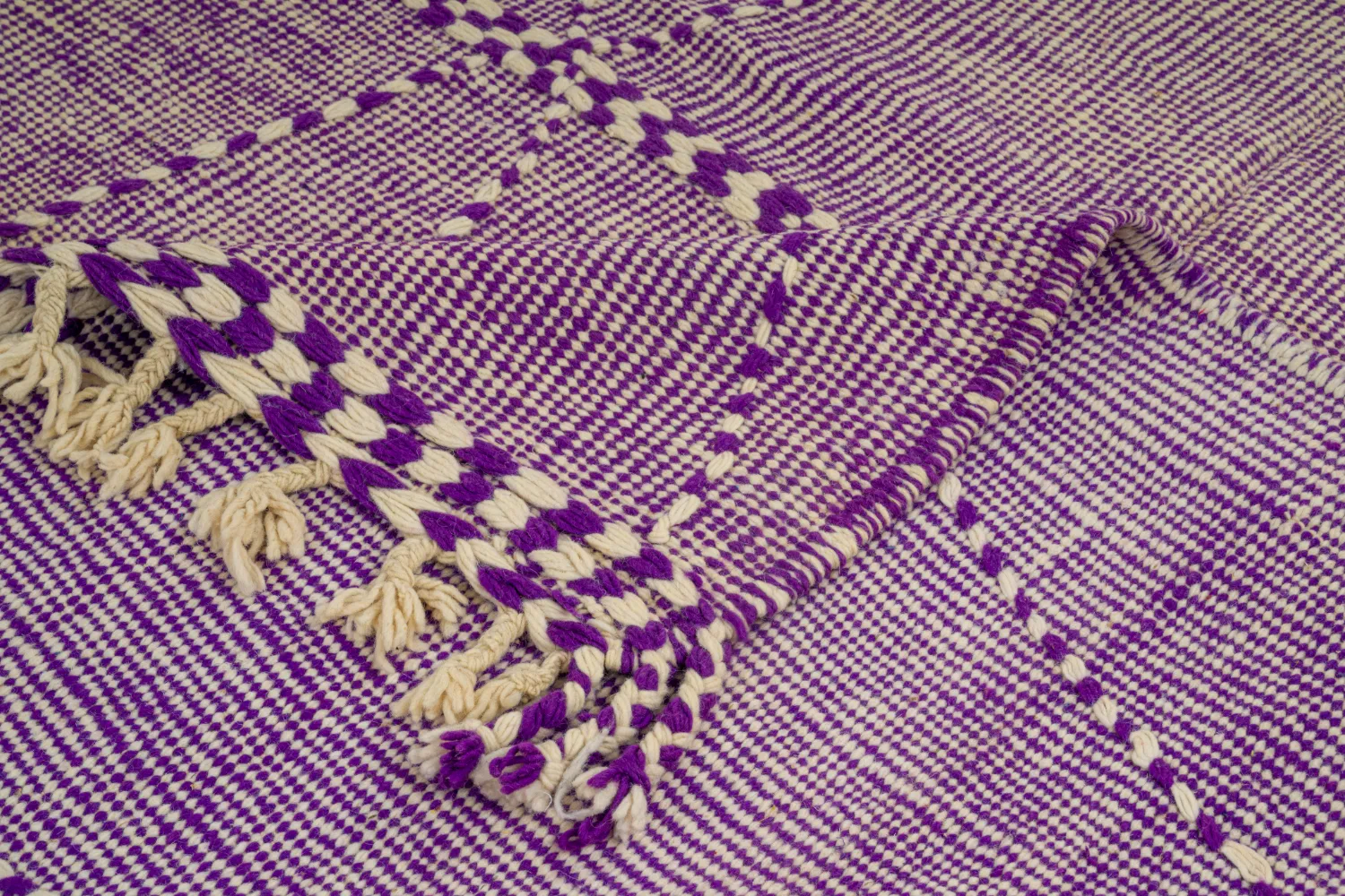 Marokkaanse Berber tapijt Boucherouite 170 x 260 cm