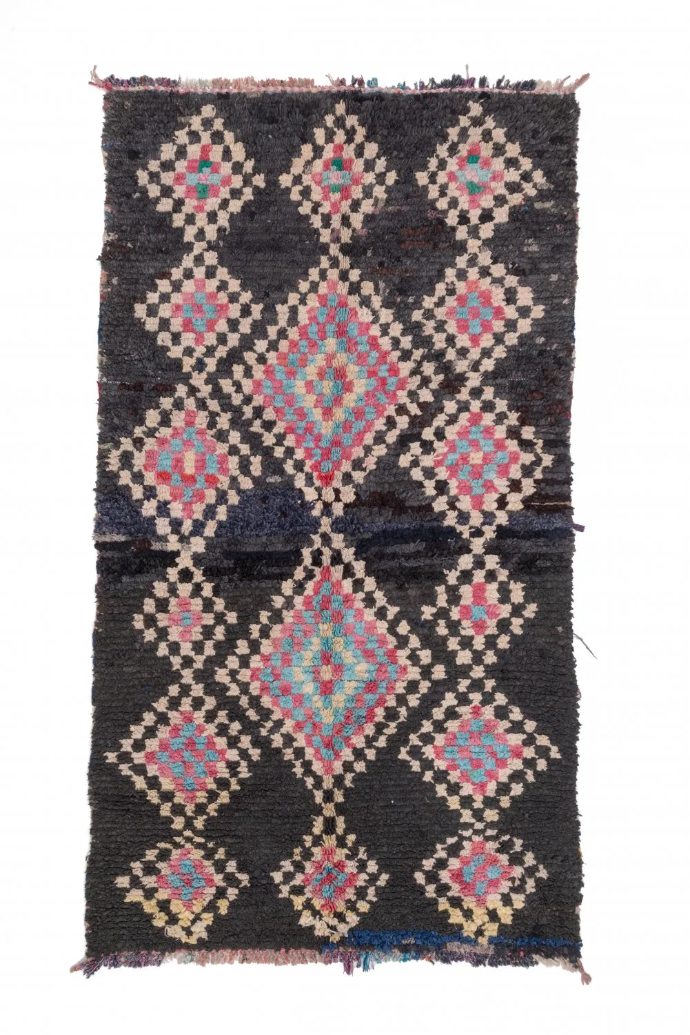 Marokkaanse Berber tapijt Boucherouite 260 x 145 cm