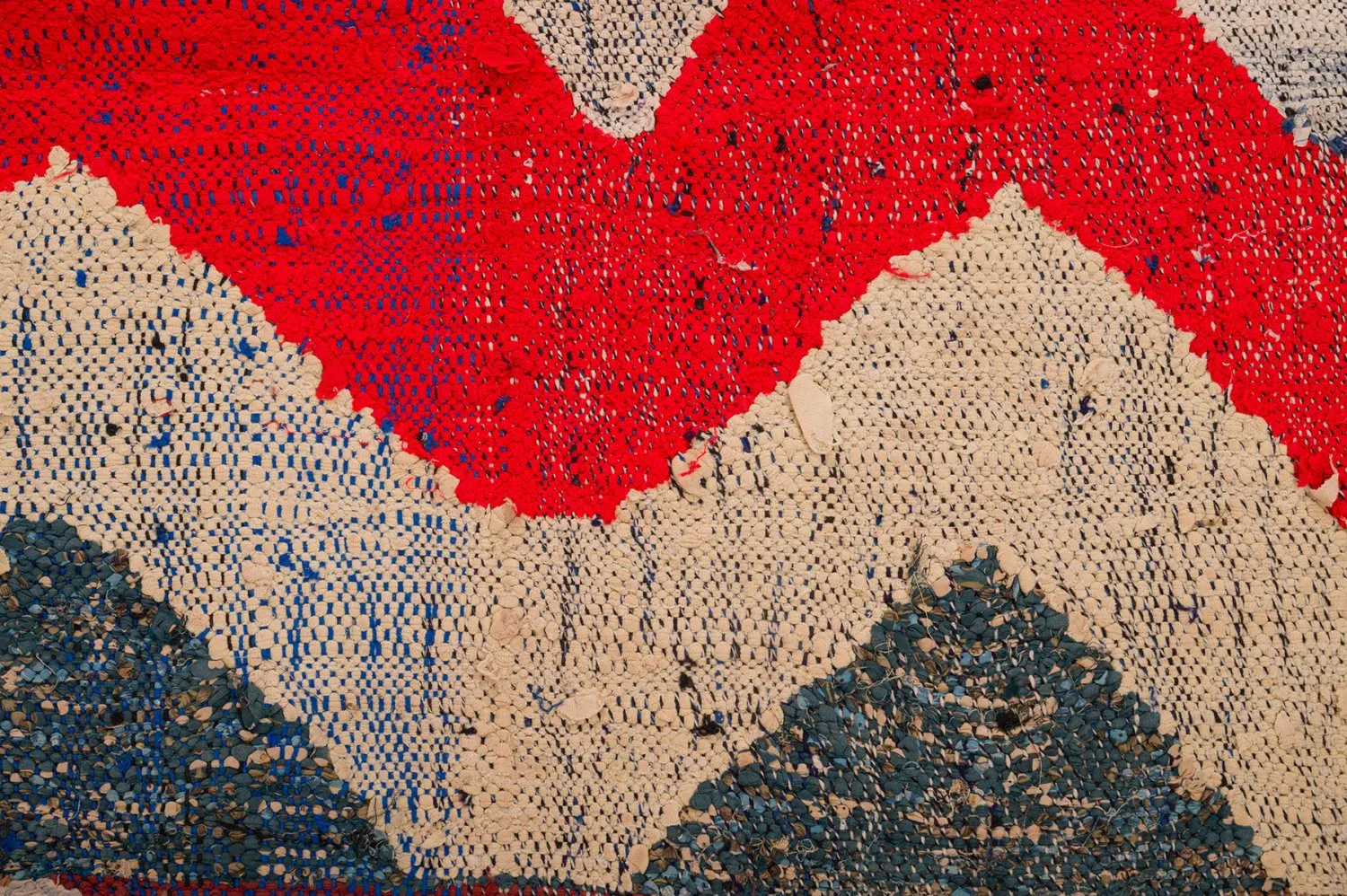 Marokkaanse Berber tapijt Boucherouite 150 x 285 cm