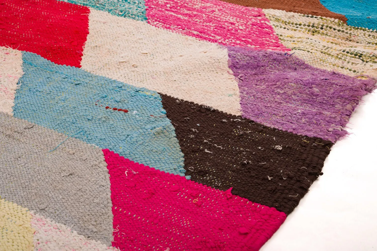 Marokkaanse Berber tapijt Boucherouite 155 x 280 cm