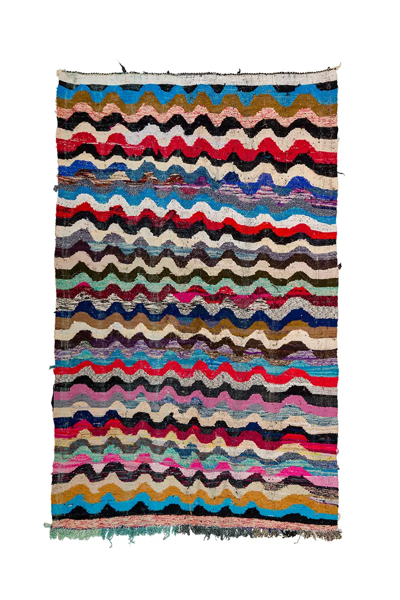 Marokkaanse Berber tapijt Boucherouite 170 x 270 cm