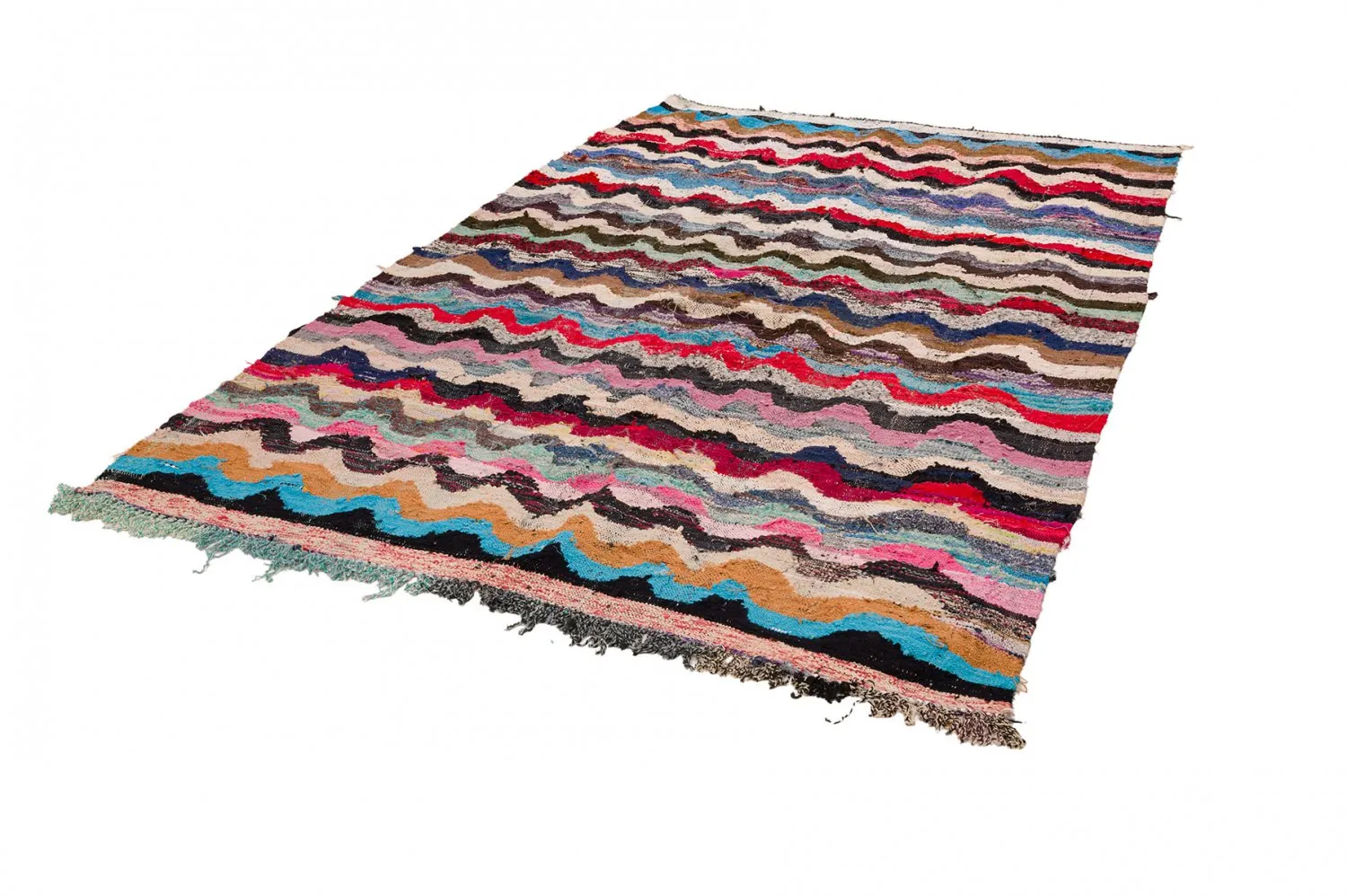 Marokkaanse Berber tapijt Boucherouite 170 x 270 cm